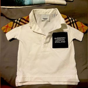 Toddler Unisex Burberry Shirt Size 12 Months